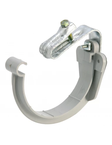 Crochet raccord monte gris