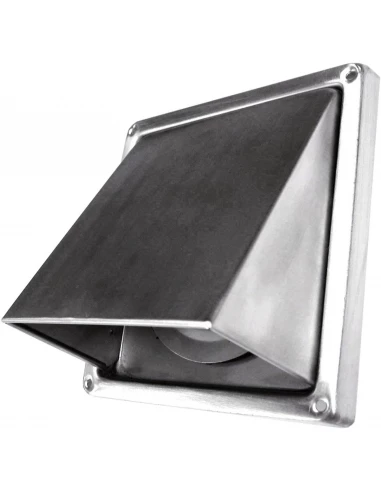 Grille inox à clapet a auvent 100