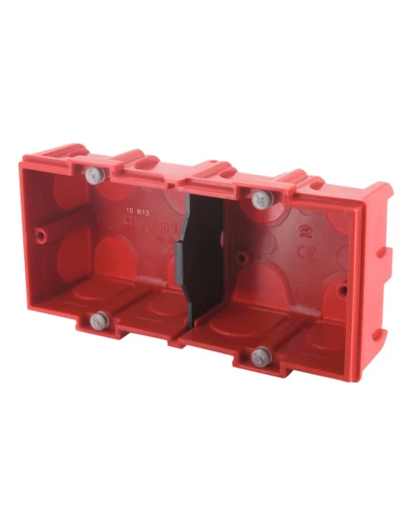 Boîte d'encastrement maçonnerie 2 postes 40mm - LEGRAND