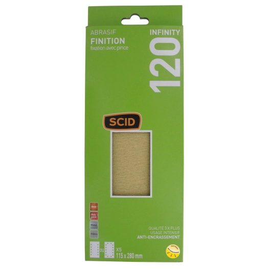 Patin fixation avec pince 115 x 280 mm 120 5