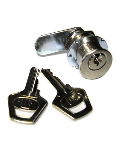 Serrure à batteuse réglable chromée perçage 20mm - Strauss Vonderweidt