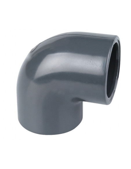 Coude pvc pression à coller 90° diamêtre 32mm
