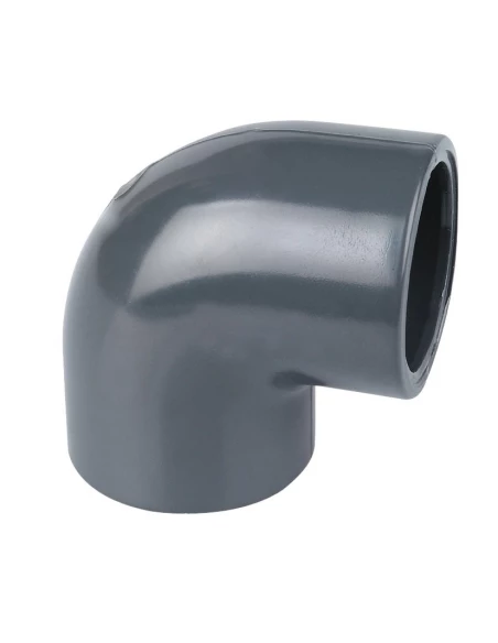 Coude pvc pression à coller 90° diamêtre 50mm