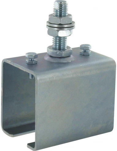 Ferrure de porte à déplacement droit pour porte de 300 kg manchon tige courte 6256mc