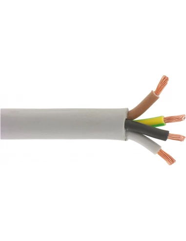 Ho5 vv-f 2,5 mm² couronne 50 m 4g 2,5 mm² gris