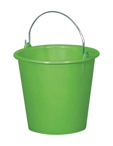 Seau ménage 8 Litres gradué gris moucheté 26,5 x 24cm - ALUMINIUM ET PLASTIQUE