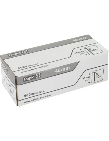 Pointes tête n°8, 45mm, galva 5000 pièces