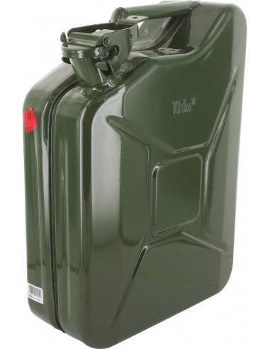 Jerrican tôle 10L Homologué UN pour carburant - PRESSOL
