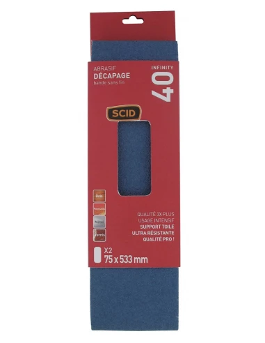 Bande sans fin 75 x 533 mm 40 2