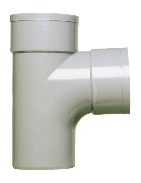 Té PVC à 87°30 male/femelle 40mm