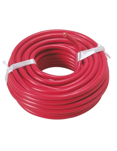 Fil électrique H07 v-r 6 mm² 10 rouge