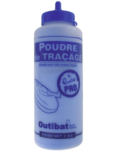 Biberon poudre de traçage bleue 1kg