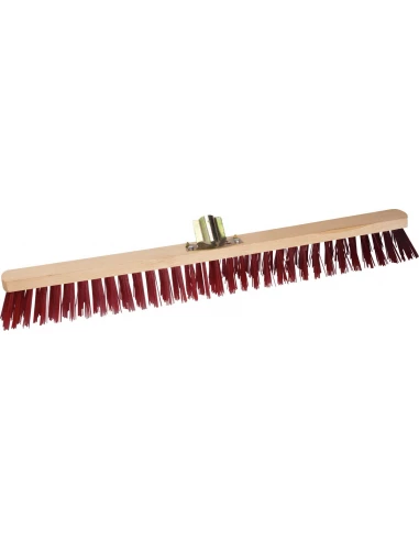 Balai collectivite synthétique rouge 80