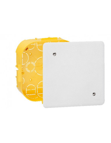 Boîte à encastrer carrée pour mur creux 115 x 115 120 x 120