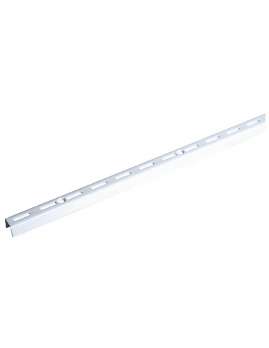 Crémaillère Blanche 192cm Fixation murale robuste pour étagères - Plum