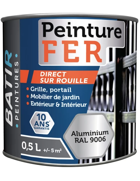 BATIR Fer brillant_0_5l_aluminium - BATIR