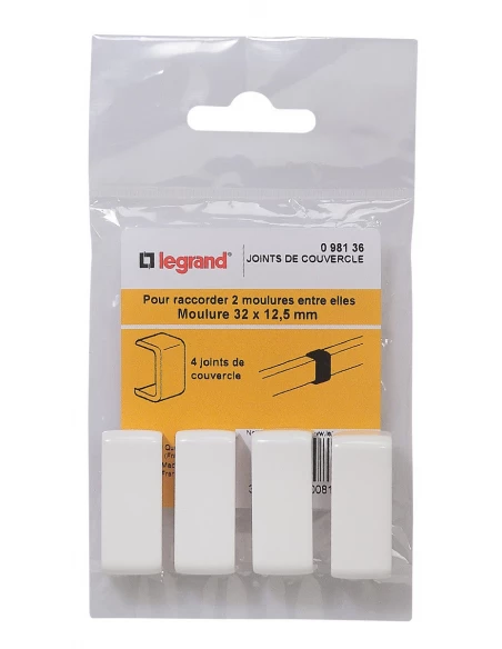 Système de moulure 32 x 12,5 mm joint de couvercle