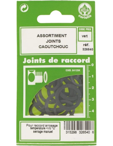 Joint caoutchouc pour l'arrosage assortiment 14