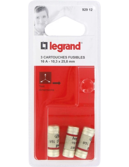 Cartouche domestique sans voyant 230 v 16 25,8 x 10,3 3