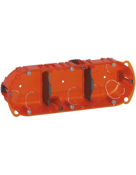 Boite multimatériaux 3 postes 40mm