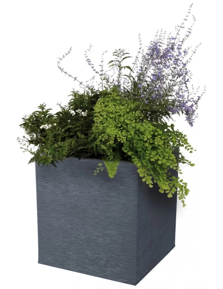 Bac carré GRAPHIT 31 L - Gris anthracite 39 x 39 x 43