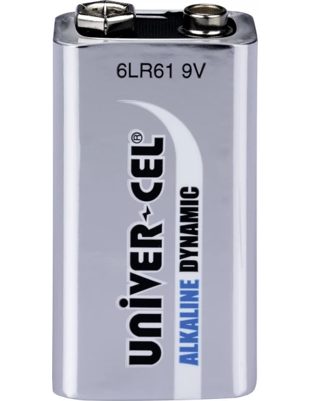 Piles alcalines 9v 6LR61 - UNIVERCEL