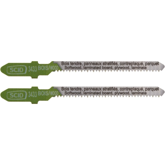 Lame de scie sauteuse bois accroche en t 75 2 mm