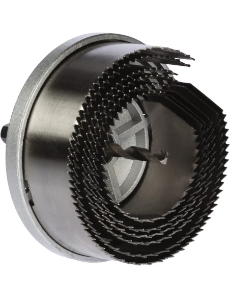 Scie cloche multilames acier 68 - 74 - 80 - 90 - 100 p 38 mm
