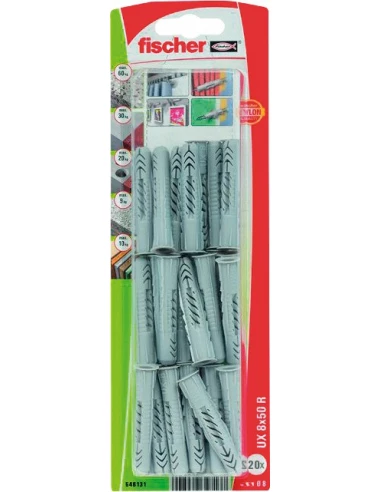 cheville ux 8x50r/20k