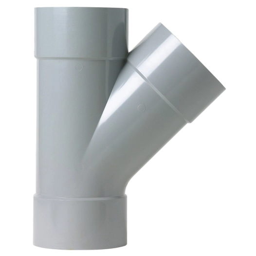 Culotte PVC à 45° femelle/femelle 40mm