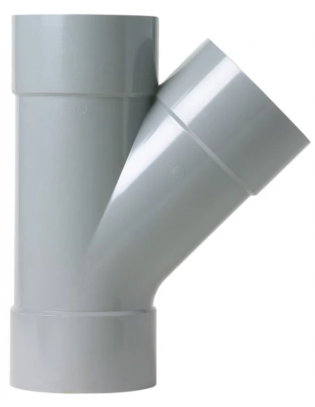 Culotte PVC à 45° femelle/femelle 40mm