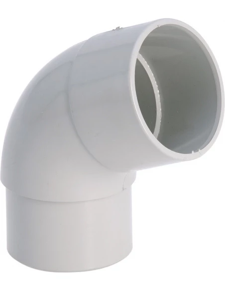 Coude ø 80 male/femelle 87°30 gris