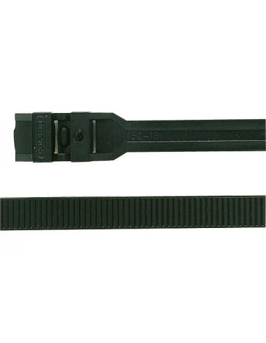 Collier Serre-câble noir 128 x 7,6 x 22 20