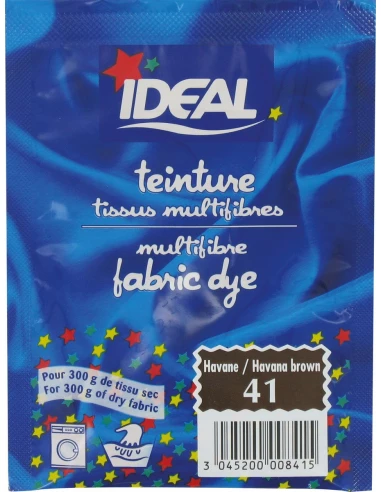 Teinture tissu main-machine havane n°41