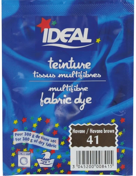 Teinture tissu main-machine havane n°41