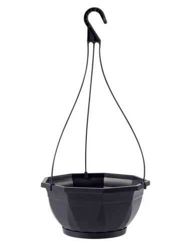 Coupe suspension de fleurs AERIA gris foncé - EDA