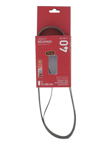 Bandes Abrasives SCID G40 Abrasif robuste pour ponçage dégrossissant - SCID