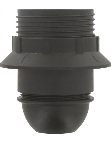 Douille e27 plastique raccord ø 10 mm noir