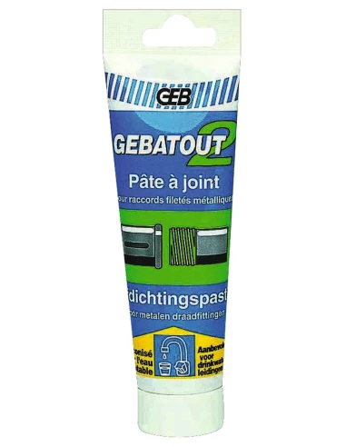 Pate d'Etanchéite eau potable raccord métal tube 125 ml