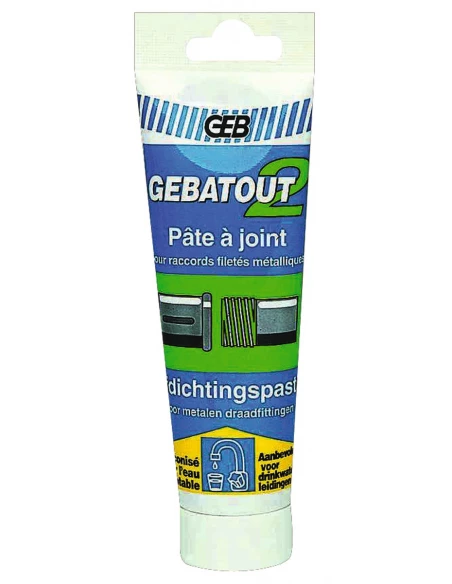 Pate d'Etanchéite eau potable raccord métal tube 125 ml