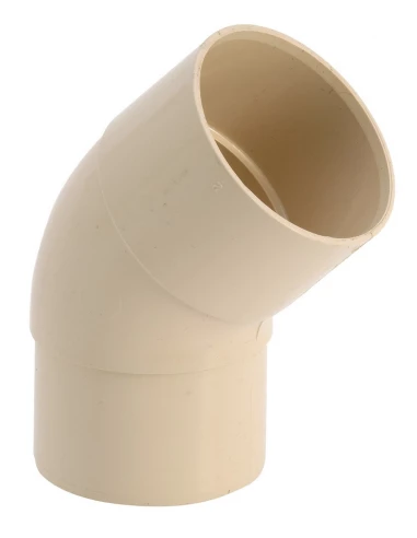 Coude ø 80 male/femelle 87°30 sable