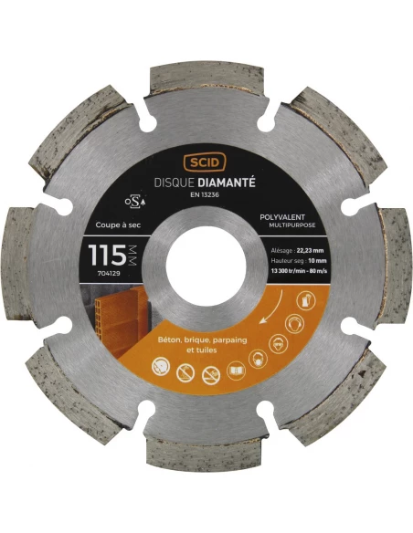 Disque polyvalent 115 22,23