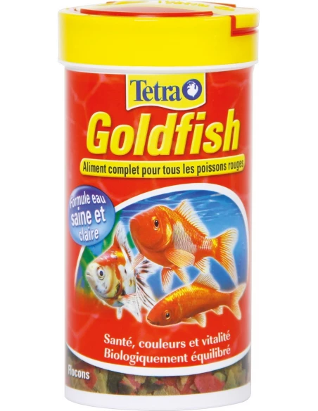 Nourriture poissons bg poissons rouges et eau froide