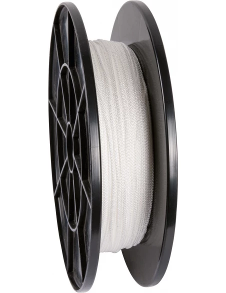 Drisse polyamide tressé blanc 2mm x 100m
