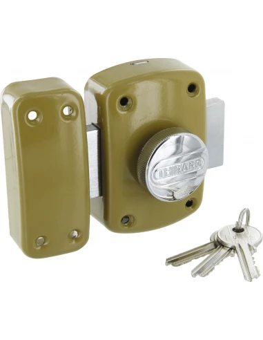 Verrou de sureté bouton et cylindre série corvette 45