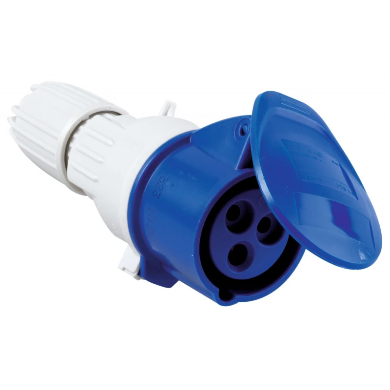 Prise mobile femelle ip44 -ik09 2p+t 16 230
