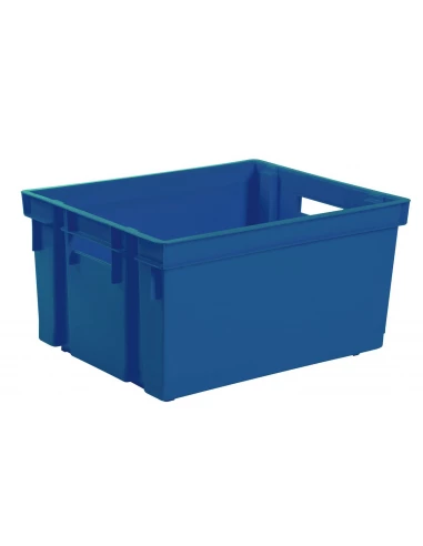 Bac de rangement sans couvercle 30 l 44,1 x 34,5 x 23,5 bleu minéral