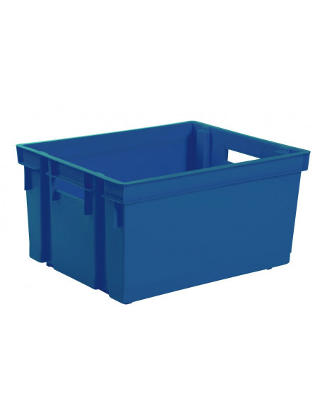 Bac de rangement sans couvercle 30 l 44,1 x 34,5 x 23,5 bleu minéral