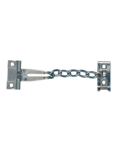 Entrebailleur de porte à chaine nickelé 175mm