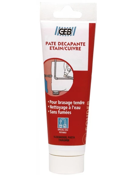 Pate décapante étain/cuivre tube 125 ml - GEB
